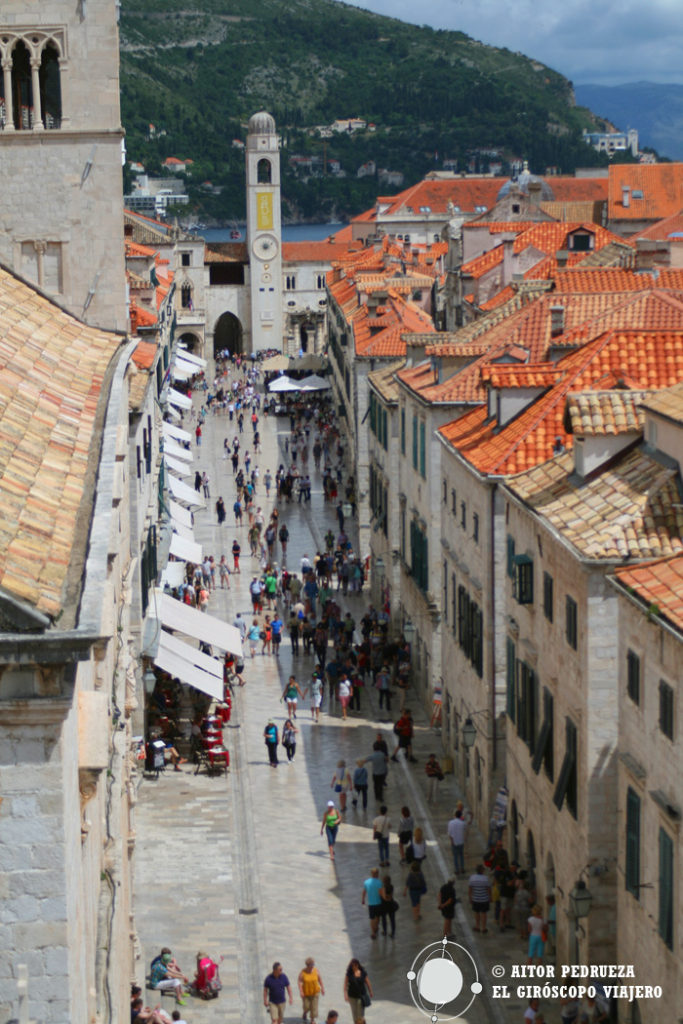 Stradun, la calle principal del centro de Dubrovnik