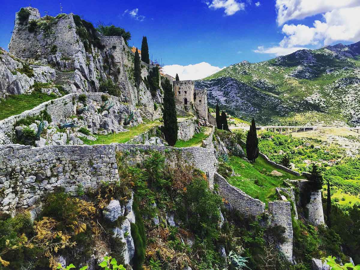 Fortaleza Klis, al sur de Croacia