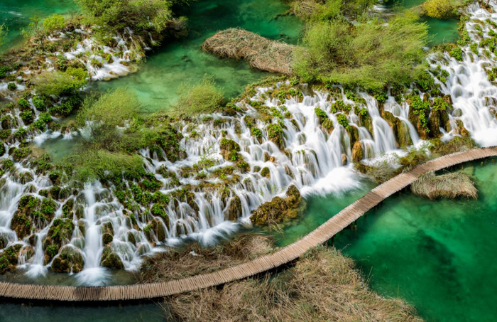 Parque de los Lagos de Plitvice en Croacia