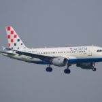Avión de Croatia Airlines