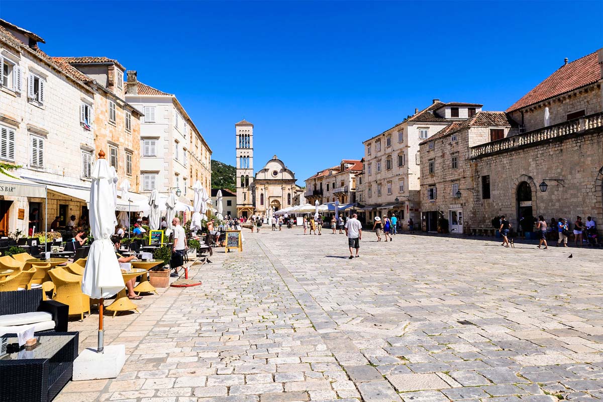 Catedral de San Esteban en la isla de Hvar