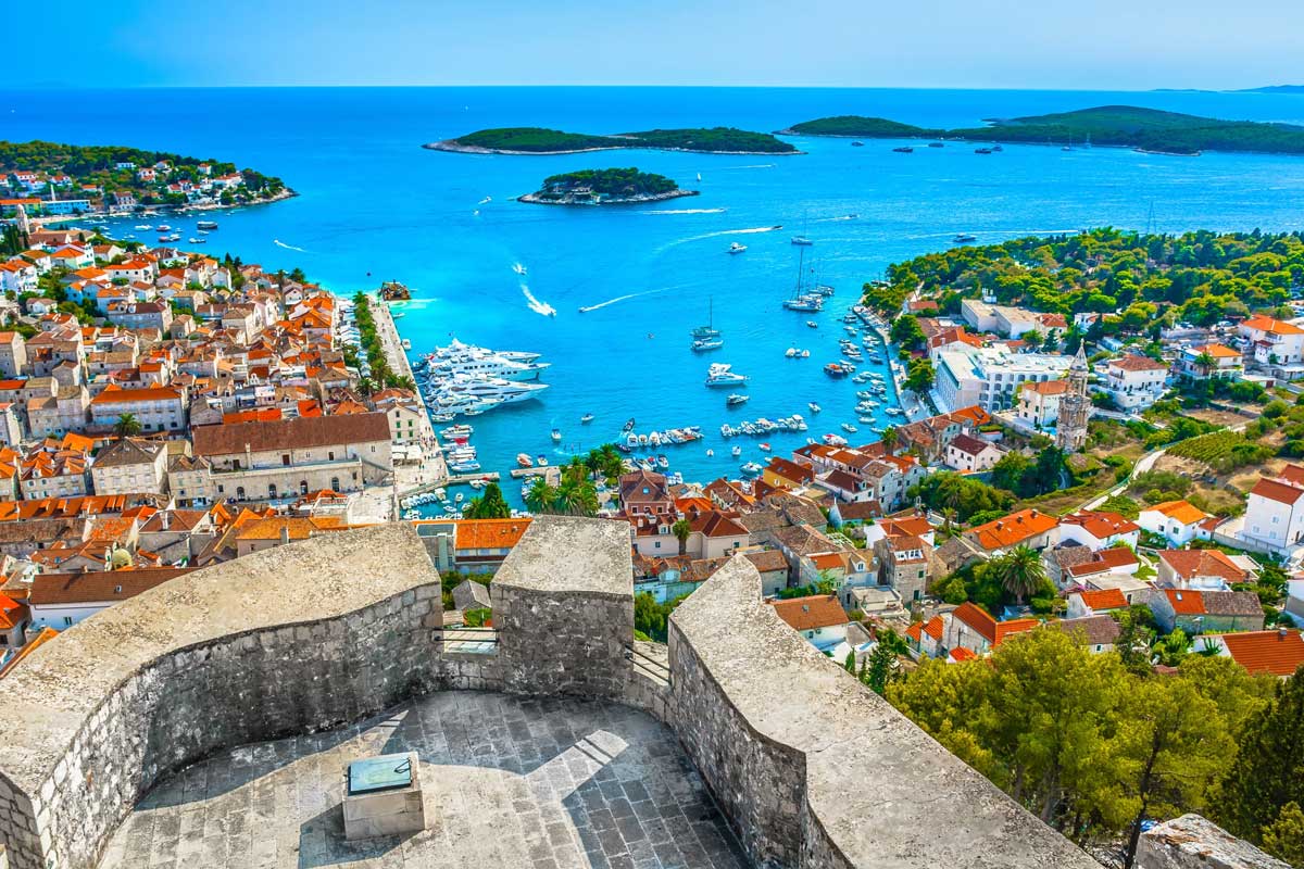 Vista de la Isla de Hvar