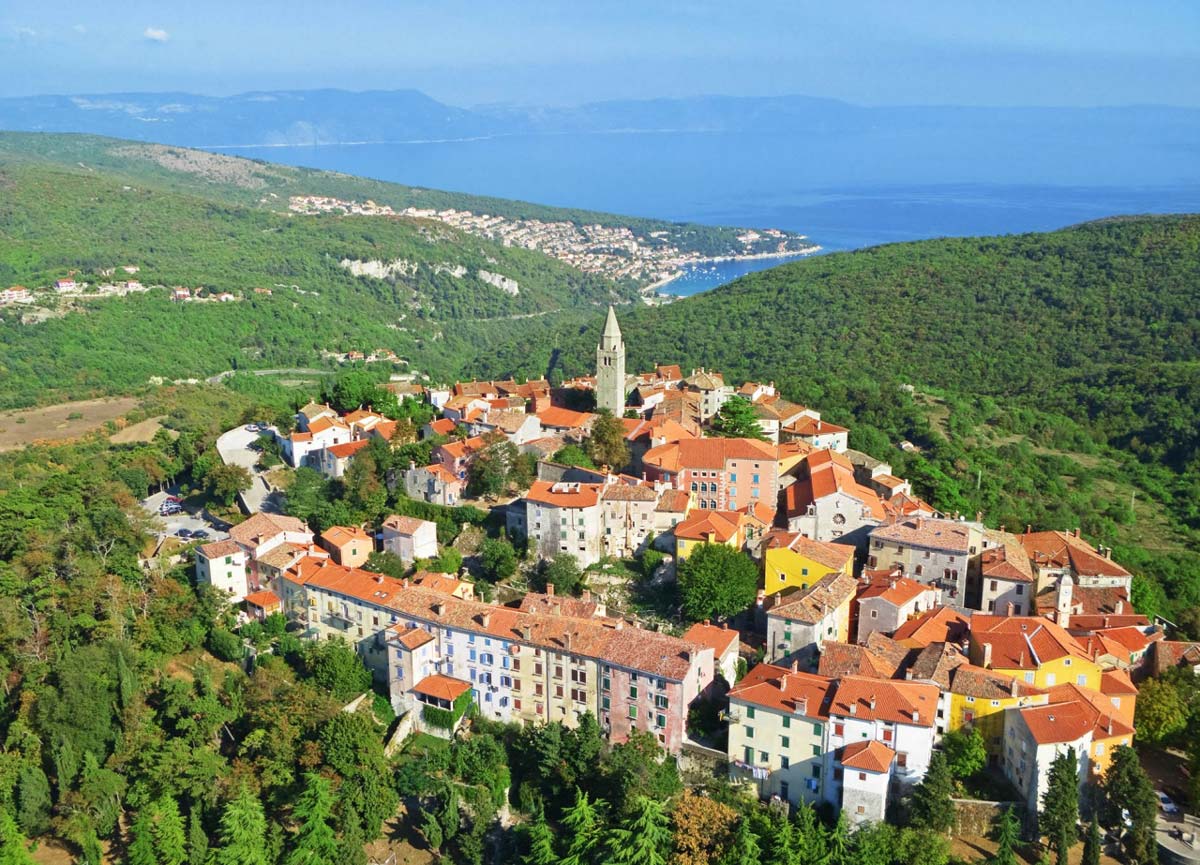 Vista de Labin desde lo alto