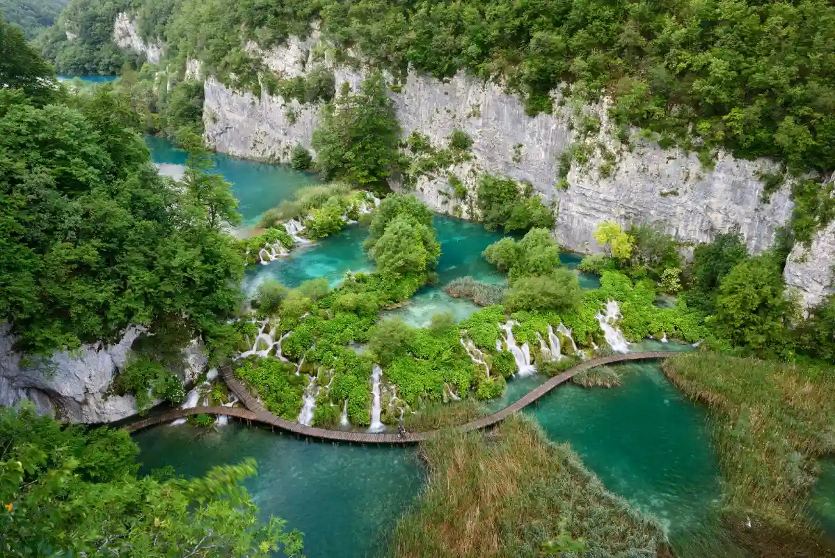 Parque de los Lagos de Plitvice en Croacia